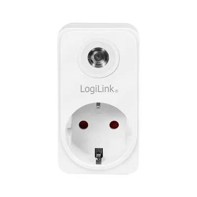 ADAPTOR LOGILINK, senzor lumina zi/noapte, indicator LED, Schuko x 1, IP20,  230 V/16 A, 50 Hz, max. 3600 W (max 1000 W pentru lampa halogen), alb "PA0263" (include TV 0.18lei)