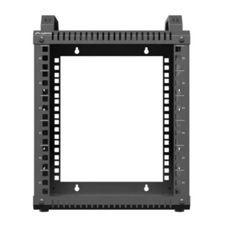 Open Rack 10" 6U 280X300 Lanberg, Self-assembly, material Cold-rolled steel, max load 60 kg, negru