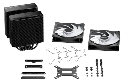 COOLER Be Quiet #Pure Rock Pro 3 LX" skt. Intel si AMD, racire cu aer, vent. 120mm, 2000 rpm, 6 heatpipes, inaltime 155mm, "BK043" (timbru verde 0.8 lei)