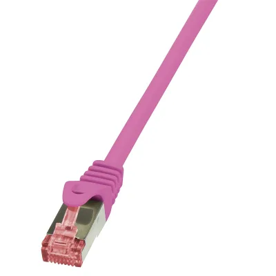 PATCH CORD S/FTP LOGILINK Cat6, LSZH, cupru, 5 m, roz, AWG27, dublu ecranat "CQ2079S" (timbru verde 0.18 lei)