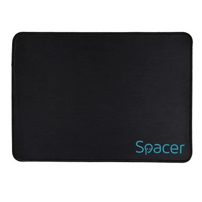 Mousepad Gaming SPACER SP-PAD-GAME-L, 450 x 400 mm, Negru