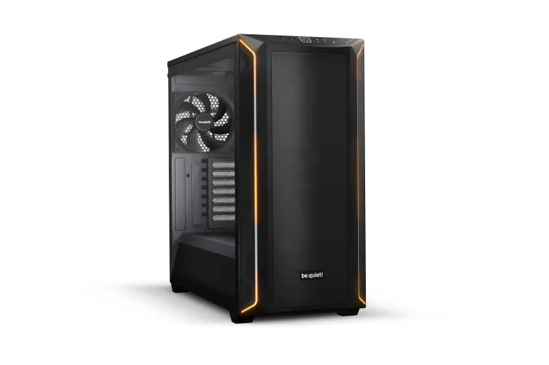CARCASA be quiet! "SHADOW BASE 800DX", Middle Tower, ATX, fara sursa, 3xfan, USB 3.2 gen 1 x 2, USB Type-C x 1, audio+mic, PSU shroud, 7 sloturi expansiune, ARGB, negru, "BGW61" (timbru verde 0.32lei)