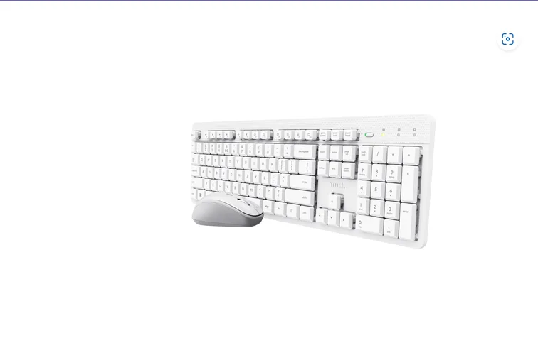 Kit Wireless tastatura si mouse Trust Ody II, taste numerice, alb