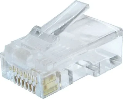 MUFA RJ-45 GEMBIRD pt. cablu UTP, Cat6, RJ-45 (T), plastic, 50 buc, "LC-8P8C-002/50"