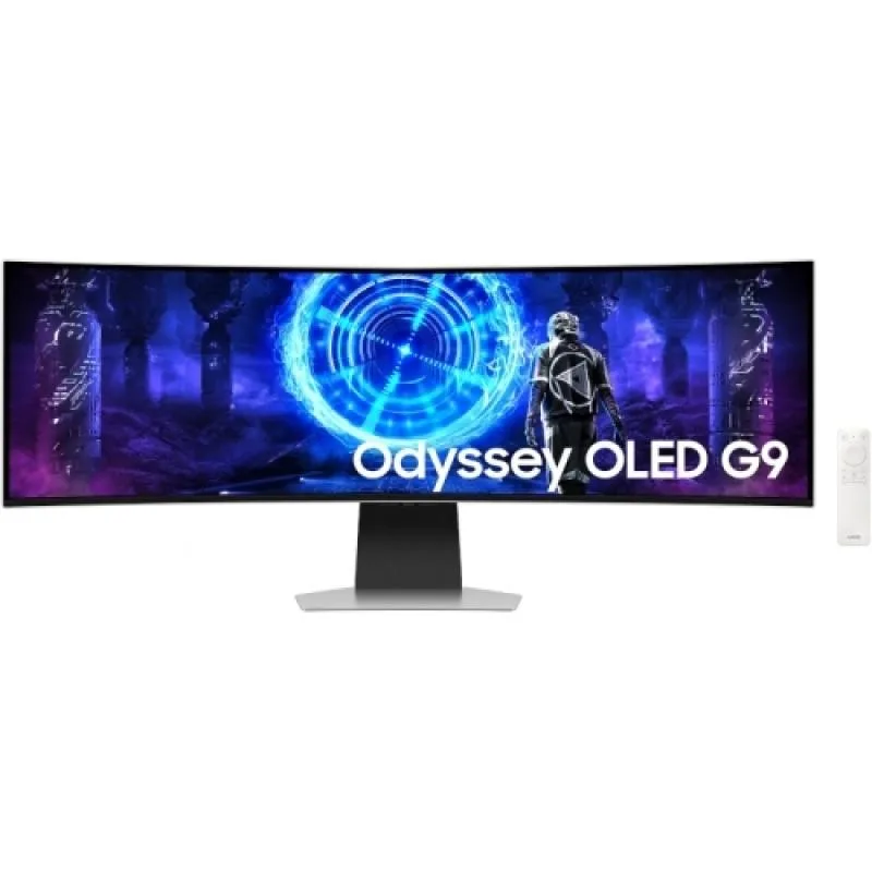 Monitor Samsung 49" LS49DG950SUXDU, Curvature: 1800R, Diagonal (inch): 49, Diagonal (cm): 124, Aspect ratio: 32:9, Panel: OLED, Resolution: 5120x1440, Refresh Rate: 240Hz, Response time GtG: 0.03ms, Brightness (max): 250 cd/m², Contrast (static) : 1M:1,