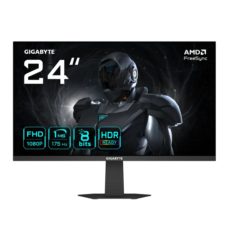 Monitor Consumer GIGABYTE GS24F14A, 23.8", 1920 x 1080 pixeli, Black