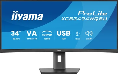 Monitoare LED iiyama XCB3494WQSU-B1 "XCB3494WQSU-B1" (timbru verde 7 lei)