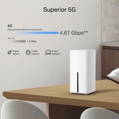 ROUTER TP-LINK, 5G AX3000 Dual Band, 1 × Gigabit LAN/WAN, 2 × Gigabit LAN, 1 × Nano SIM, 2.4 / 5Ghz dual band,"Archer NX500" (timbru verde 0.8 lei)