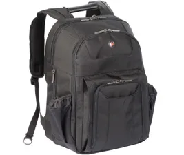 CUCT02BEU Corporate Traveller Backpack 15.4" Black 1680D Ballistic Nylon, "CUCT02BEU"