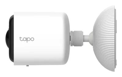 CAMERA IP Exterior TP-LINK, acumulator integrat 5200mAh pana la 180 zile autonomie, IP66, dist. IR 15 m, tip lentila fixa 3.16 mm, 2 Mpx, wireless 2.4Ghz, mic, plastic, slot SD card, "Tapo C400" (timbru verde 0.8 lei)
