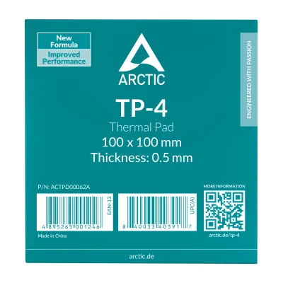 Thermal Pad Arctic "TP-4", 100 x 100 mm 0,5mm grosime, densitate 3.4 g/cm3,"ACTPD00062A"