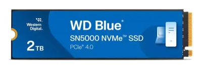 SSD WD Blue SN5000 2TB M.2 2280 PCIe Gen4 x4 NVMe TLC, Read/Write: 5150/4850 MBps, IOPS 650K/770K, TBW: 900 "WDS200T4B0E-00CNZ0"