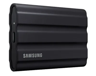 SSD. extern SAMSUNG T7 Shield, 2TB, USB 3.2 gen 1, R/W: 1050/1000 MB/s, negru, "MU-PE2T0S/EU" (timbru verde 0.18 lei)