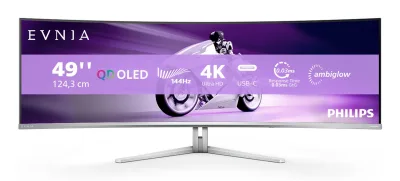 Monitor Consumer Philips 49M2C8900L/00, 49", 5120 x 1440 pixeli, White, 3 ani Garantie