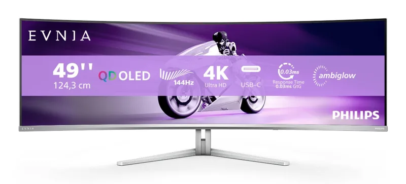 Monitor Consumer Philips 49M2C8900L/00, 49", 5120 x 1440 pixeli, White, 3 ani Garantie