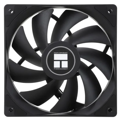 Ventilator Thermalright "TL-C12C Extrem", 120mm, 1850 RPM, Dual Ball Brearing, 82 CFM, fara LED, 4pin PWM, negru, "TL-C12C Extrem" (timbru verde 0.18lei)