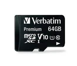MEMORIE MICRO SDXC  VERBATIM 64GB C10 "44084" (timbru verde 0.03 lei)
