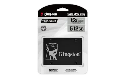 SSD KINGSTON, KC600, 512 GB, 2.5 inch, S-ATA 3, 3D TLC Nand, R/W: 550/520 MB/s, "SKC600/512G"