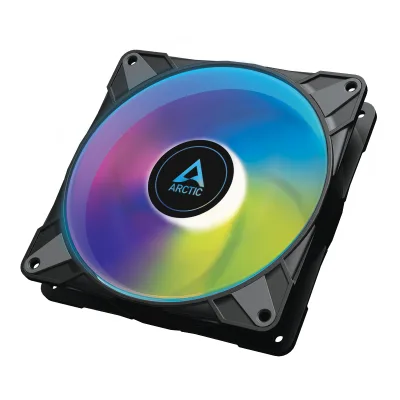 Ventilator Arctic "P14 PWM PST A-RGB", 140mm, 200 - 1900 RPM, FDB, 69.9 cfm, 3-Pin 5 V-DI-GND connector, negru, "ACFAN00239A" (timbru verde 0.18lei)