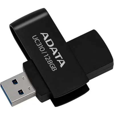 Memorie USB ADATA UC310 128 GB, USB 3.2, Negru