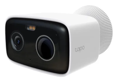 CAMERA IP Exterior TP-LINK, acumulator integrat 5200mAh pana la 180 zile autonomie, IP66, dist. IR 15 m, tip lentila fixa 3.16 mm, 2 Mpx, wireless 2.4Ghz, mic, plastic, slot SD card, "Tapo C400" (timbru verde 0.8 lei)