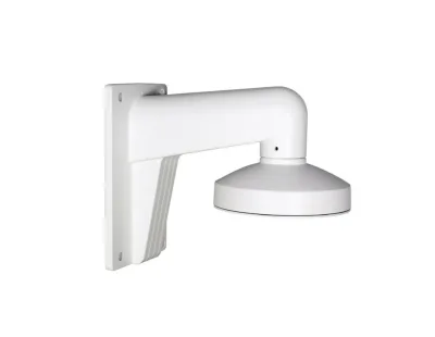 Suport montaj pe perete pentru camere dome Hikvision DS-1273ZJ-140, material aliaj de aluminiu, pentru seria de camere DS-2CC51xxP(N), dimensiuni: Φ140×182×120mm, greutate: 703g