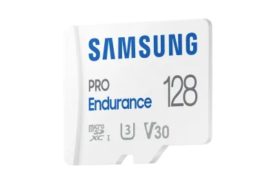 SAMSUNG PRO Endurance microSD Class10 128GB incl adapter R100/W40 up to 70080 hours, "MB-MJ128KA/EU" (timbru verde 0.03 lei)