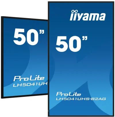 Display Profesional VA LED Iiyama 50" LH5041UHS-B2AG, UHD (3840 x 2160), VGA, HDMI (Negru) "LH5041UHS-B2AG" (timbru verde 7 lei)
