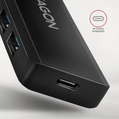 Hub USB AXAGON USB-C 5Gbps TRAVEL  "HUE-C1C" (timbru verde 0.18 lei)