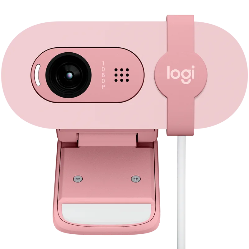 LOGITECH WEBCAM - Brio 100 Full HD Webcam - ROSE - USB - N/A - EMEA28-935 - WEBCAM "960-001623" (timbru verde 0.18 lei)