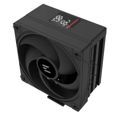 COOLER Zalman "CNPS9X ECO DS" skt. Intel si AMD, racire cu aer, vent. 120mm, 600 - 2100 RPM, 4 heatpipes, inaltime 155mm, afisaj digital,"CNPS9X ECO DS"  (timbru verde 0.8 lei)
