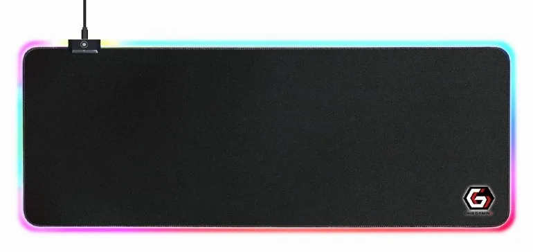 MousePAD GEMBIRD - gaming, cauciuc si material textil, 800 x 300 x 4 mm, Iluminare 10 moduri, negru, "MP-GAMELED-L"