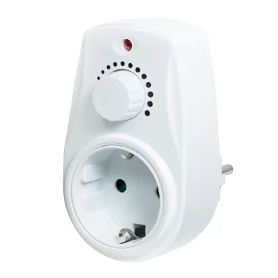 ADAPTOR LOGILINK, Schuko x 1, functie ajustare luminoasa, indicator led, IP20, 230 V/16 A, 50 Hz, 20-400 W pentru becuri luminoase, alb "PA0151" (include TV 0.18lei)