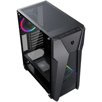 Carcasa Aqirys CANOPUS, RGB, Mid Tower, Black