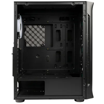 CARCASA SPACER - gaming, Middle Tower, ATX, "SHIELD", fara sursa, sticla securizata, fara ventilatoare, USB 3.0 x 1, USB 2.0 x 2, HD-AUdio, Jack 3.5mm x 2 ,"SPCS-GC-SHIELD-NF"