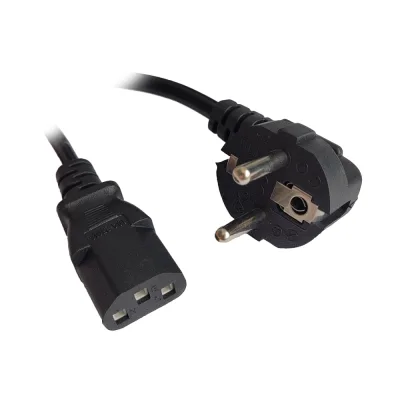 CABLU alimentare Spacer 5m, intrare Shucko, iesire C13, 10A, negru, "SPPW-SCHK-C13-10A-5.0" (timbru verde 0.8 lei)