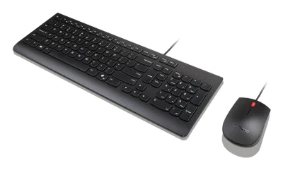 LENOVO Essential Wired Combo Keyboard & Mouse AI US English with Euro symbol 103P w/copilot button (US) "4X31R64439" (timbru verde 0.18 lei)