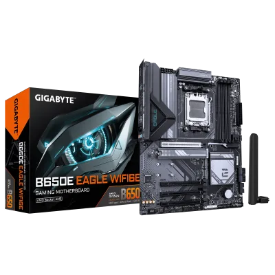 Placa de baza Gigabyte B650E EAGLE WIFI6E, Socket AM5, DDR5, ATX