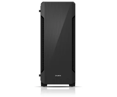 CARCASA Zalman "S3", middle tower, gaming, fara sursa, suporta 8xfan, 1xfan inclus, PSU shroud, USB 3.1 gen1 x 1, USB 2.0 x 2, audio+mic, 7 sloturi expansiune, negru, "S3" (timbru verde 0.08lei)