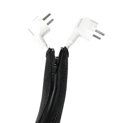 MANSON protectie cabluri LOGILINK, cu fermoar, diametru 50mm, 1m, negru, "KAB0048"