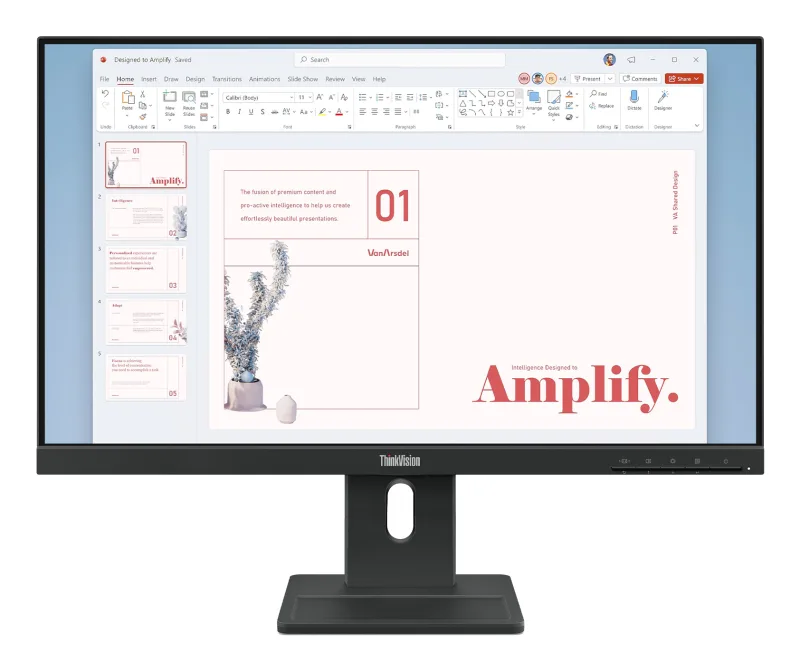 ThinkVision E24-40 23.8" IPS FHD HMDI 3Y "64BAMAT1EU" (timbru verde 7 lei)