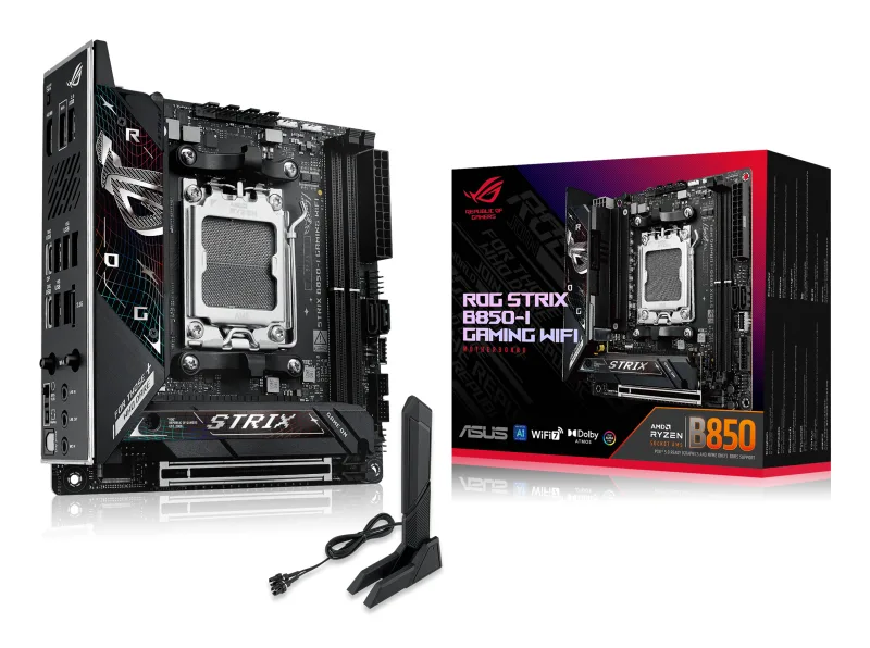 Placa de baza ASUS ROG STRIX B850-I GAMING WIFI AMD B850 Socket AM5 mini ITX "90MB1K30-M0EAY0"