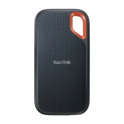 SSD. extern SANDISK EXTREME PORTABLE, 500GB, USB 3.2 Type-C, R/W: 1000MB/s, negru, "SDSSDE61-500G-G25" (timbru verde 0.18 lei)