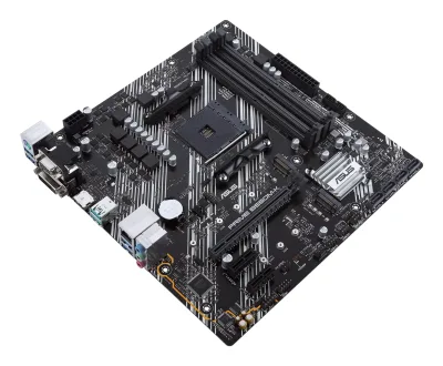 PLACA de BAZA Asus "PRIME B550M-K", skt AM4, mATX, AMD B550, 4 x DDR4, max. 128 GB, 4 x SATA, 3 x M.2, 7.1, "PRIME B550M-K"
