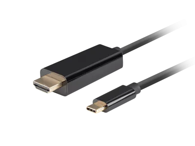 Cablu USB-C(M)  HDMI(M) 1,8 m 4K 60Hz negru