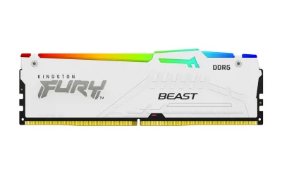 KINGSTON 16GB 6000MT/s DDR5 CL36 DIMM FURY Beast White RGB EXPO "KF560C36BWE2A-16"