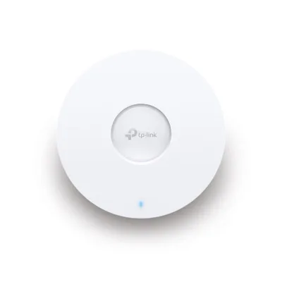 Omada  AX3000 Ceiling Mount Dual-Band Wi-Fi 6 Access Point PORT: 1×2.5G RJ45 Port SPEED:1148Mbps at  2.4 GHz + 4804 Mbps at 5 GHz FEATURE: 802.3at POE+ and 12V DC (Power Adapter is not included), 4 ×Internal Antennas, MU-MIMO, 160MHz Supported, Seamless