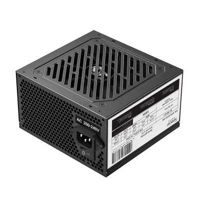 SURSA SPACER BZCO-500 80+ Bronze compatible, 500W, fan 120mm, MB (20+4) x1, CPU (4+4) x1, PCI-E (6+2) x2, SATA x5, Molex x1, *retail* "SPPS-BZCO-500", (timbru verde 2 lei)