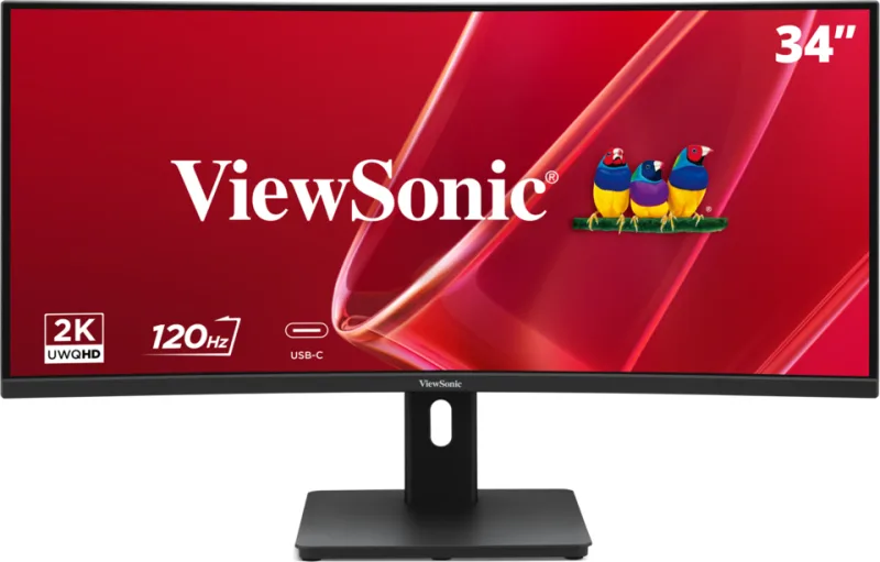 Monitor ViewSonic 34" VA3420C-2, Diagonal (inch): 34, Diagonal (cm): 86, Aspect ratio: 21:9, Panel: VA, Resolution: 3440x1440, Refresh Rate: 120Hz, Response time GtG: 3.5ms, Brightness (max): 300 cd/m², Contrast (static) : 3000:1, Contrast (dynamic):