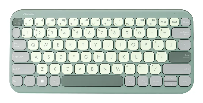 AS TASTATURA KW100 WIRELESS GREEN TEA "90XB0880-BKB050" timbru verde 0.8 lei